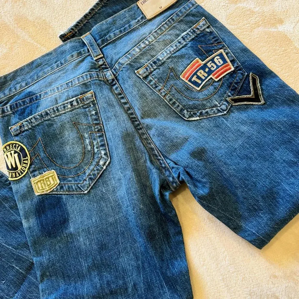 True Religion Rare Patch Denim Jeans - Unique Style